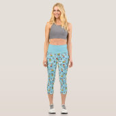 Ed, Edd, n Eddy Pattern Capri Leggings (Vorderseite)