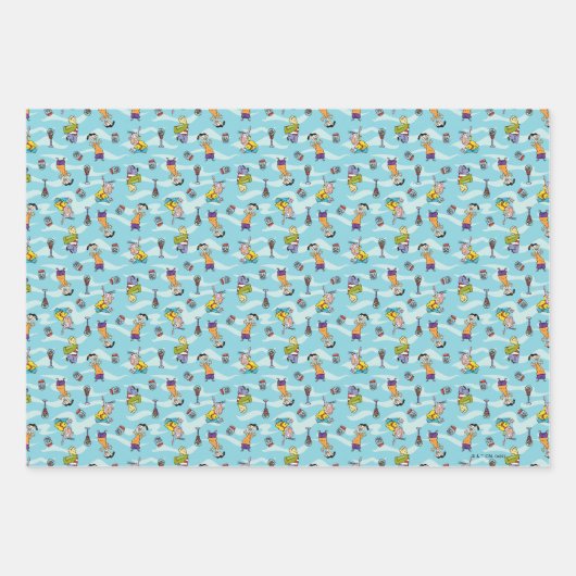 Ed, Edd, n Eddy Pattern Geschenkpapier Set (Vorderseite 3)