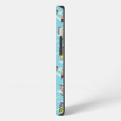 Ed, Edd, n Eddy Pattern iPhone Hülle (Linke Seite)