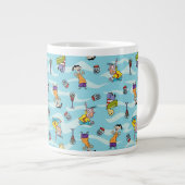 Ed, Edd, n Eddy Pattern Jumbo-Tasse (Vorderseite Rechts)