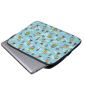 Ed, Edd, n Eddy Pattern Laptopschutzhülle (Vorne Knopf)