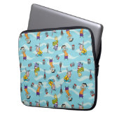 Ed, Edd, n Eddy Pattern Laptopschutzhülle (Vorderseite Links)