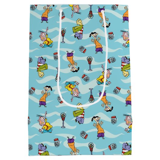 Ed, Edd, n Eddy Pattern Mittlere Geschenktüte (Rückseite)