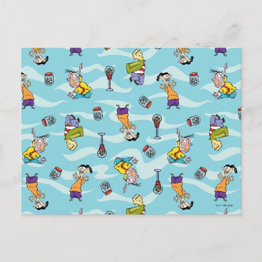 Ed, Edd, n Eddy Pattern Postkarte (Vorderseite)