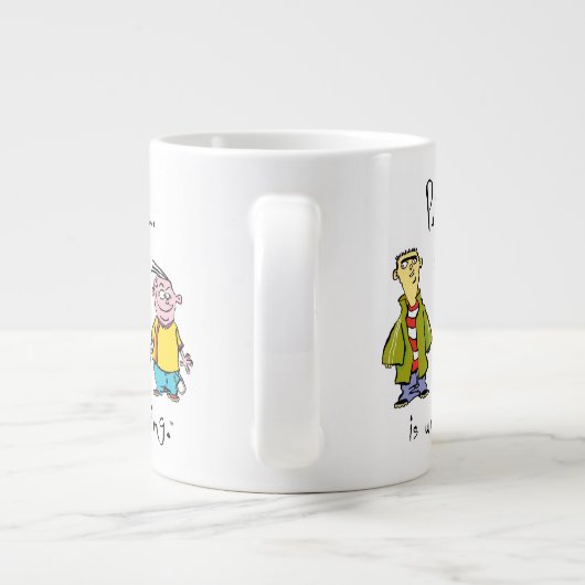 Ed, Edd, n Eddy - Puberty ist unverzeihlich Jumbo-Tasse (Rückseite)