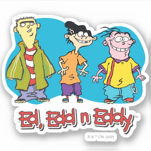 Ed, Edd, n Eddy Smiling Aufkleber (Vorderseite)