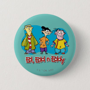 Ed, Edd, n Eddy Smiling Button