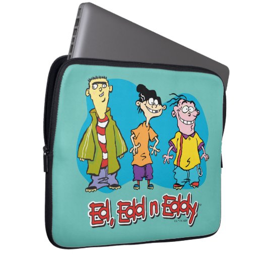 Ed, Edd, n Eddy Smiling Laptopschutzhülle (Vorne Rechts)