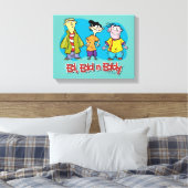 Ed, Edd, n Eddy Smiling Leinwanddruck (Insitu (Schlafzimmer))