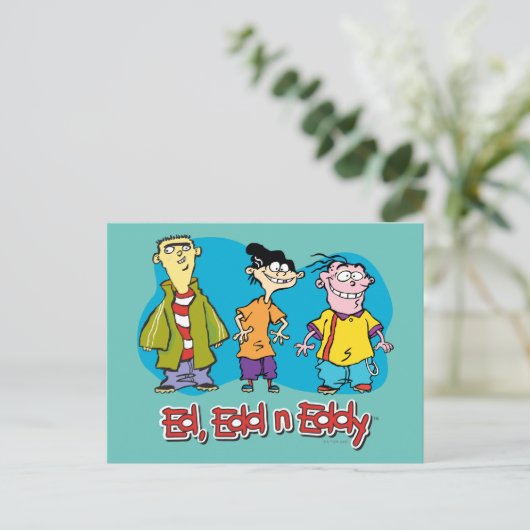 Ed, Edd, n Eddy Smiling Postkarte (Stehend Vorderseite)
