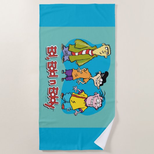 Ed, Edd, n Eddy Smiling Strandtuch (Vorderseite)