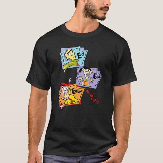 Ed Edd N Eddy Stacks Group Panels Alternate T-Shirt (Vorderseite)