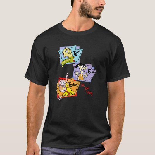 Ed Edd N Eddy Stacks Group Panels T-Shirt (Vorderseite)