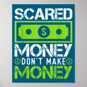 Ed Geld Macht Kein Geld Dollar Bargeld Grafik Boss Poster