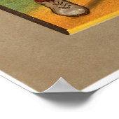 Ed Konetchy Kardinals Baseball 1911 Poster (Ecke)