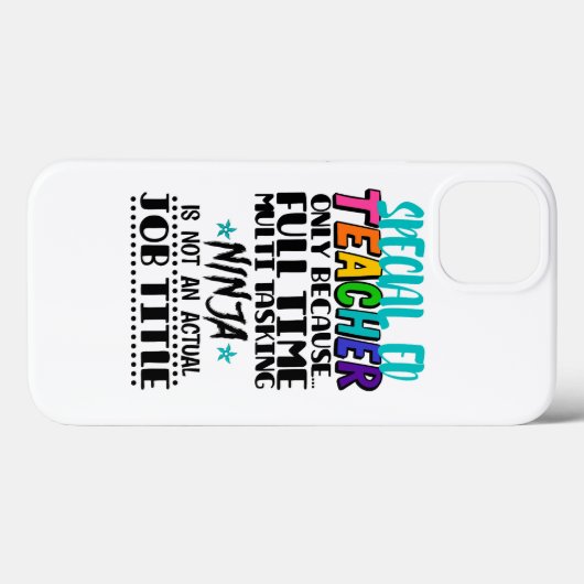 Ed-Lehrer nur wegen Vollzeit-Multi Case-Mate iPhone Hülle (Rückseite (Horizontal))