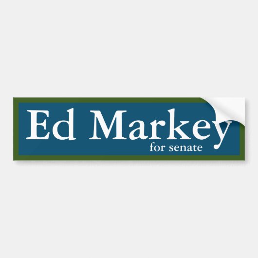 Ed Markey Autoaufkleber (Vorne)