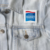 Ed Markey für Senatornknopf Button (Beispiel)