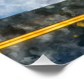 Ed McCullochs Revellutions 1972 Poster (Ecke)