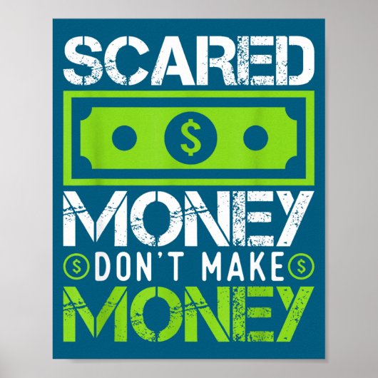 Ed Money Dont Make Money Dollar Cash Graphic Boss  Poster (Vorne)
