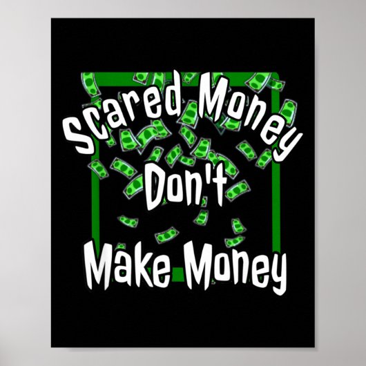Ed Money Don't Make Money Stock Market Traders Gif Poster (Vorne)