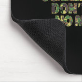 Ed Money Don't Make No Money Funny Saying Mousepad (Ecke)