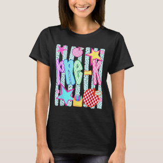 Ed Pre-K Punkte Kariert Vorschule Jungen Mädchen T-Shirt