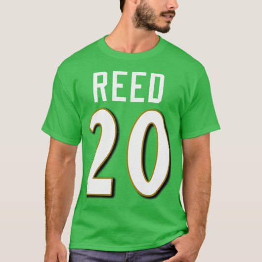 Ed Reed Number Oversified T-Shirt (Vorderseite)