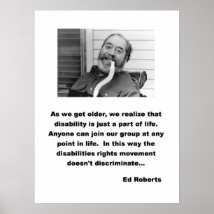 Ed Roberts ADA-Rede Poster