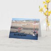 Ed Salutes Karte (Gelbe Blume)