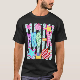 Ed Vor-K Polka-Punkt-Kariert Vorschule Jungen Mädc T-Shirt