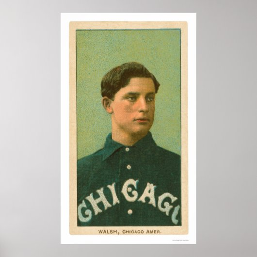 Ed Walsh Baseball Card 1909 Poster (Vorne)