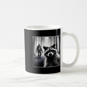 Ed Waschbär Selfie mit Sasquatch Bigfoot Lustiger  Kaffeetasse