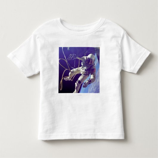 Ed White First American Spacewalker Fotograf Kleinkind T-shirt (Vorderseite)