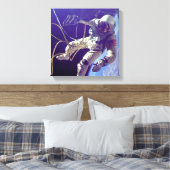Ed White First American Spacewalker Fotograf Leinwanddruck (Insitu (Schlafzimmer))
