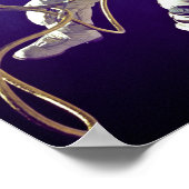 Ed White First American Spacewalker Fotograf Poster (Ecke)