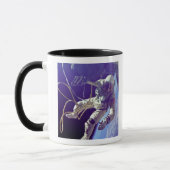 Ed White First American Spacewalker Fotograf Tasse (Links)