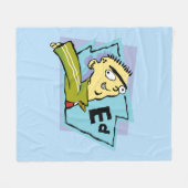 Ed-Zeichen Grafik Fleecedecke (Vorderseite (Horizontal))