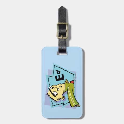 Ed-Zeichen Grafik Gepäckanhänger (Vorderseite vertikal)