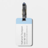 Ed-Zeichen Grafik Gepäckanhänger (Rückseite vertikal)