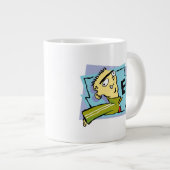 Ed-Zeichen Grafik Jumbo-Tasse (Vorderseite Rechts)