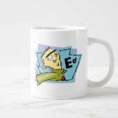 Ed-Zeichen Grafik Jumbo-Tasse (Rechts)