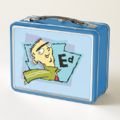 Ed-Zeichen Grafik Metall Brotdose (Rückseite)