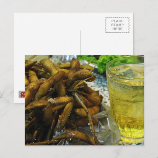Edamame Thai Style Postkarte (Vorne/Hinten)