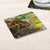 Edamame Thai Style Rechteckiger Pappuntersetzer (angewinkelt)