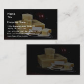 Edamer-Käse Visitenkarte (Vorne/Hinten)