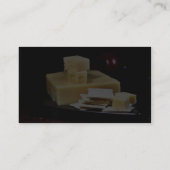 Edamer-Käse Visitenkarte (Rückseite)