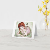 Edan note cards karte (Gelbe Blume)