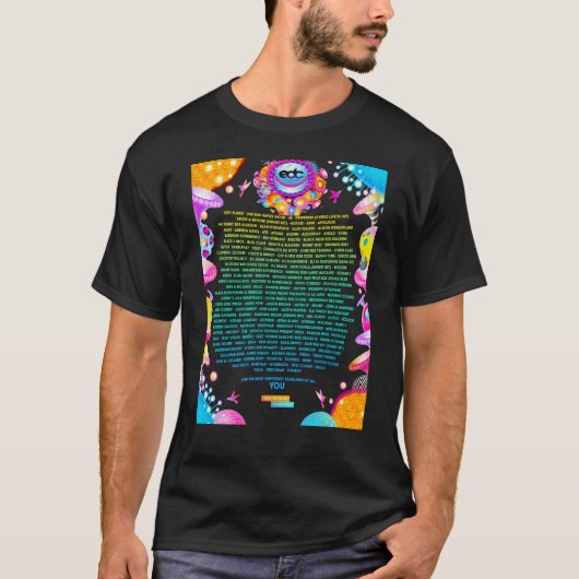 EDC Orlando 2022 T-Shirt (Vorderseite)