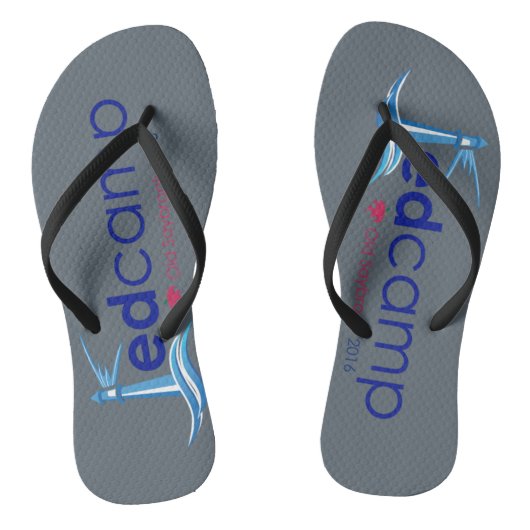 EdCamp Old Saybrook Flip Flops Badesandalen (Fußbett)